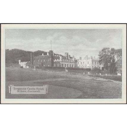 Tregenna Castle Hotel, St Ives, Cornwall, c.1930 - Postcard