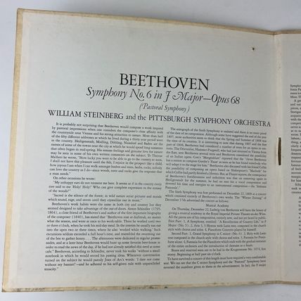 Ludwig van Beethoven Pastoral Symphony Vinyl LP Record Album CC 11033 SD