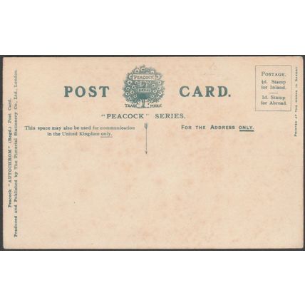 Bishop's Rock, Newquay, Cornwall, c.1905 - Peacock Postcard