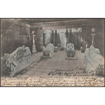 Inneres, Mausoleum, Charlottenburg, Berlin, 1905 - Behr & Flether AK