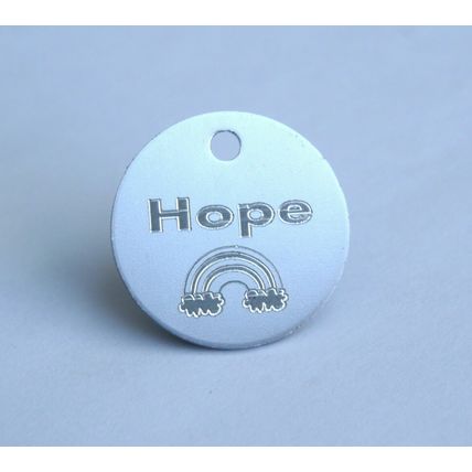 Pet ID, Luggage Tags etc, Round FREE ENGRAVING BOTH SIDES FREE POST