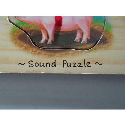 Puzzle - Melissa and Doug Wooden Sound Puzzle - #268 - Farm Animals