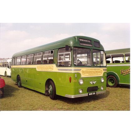 Colour Photograph of Aldershot & District Traction Co. Ltd. - MOR 581