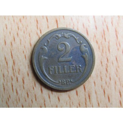 Hungary 1931 2 Filler Coin