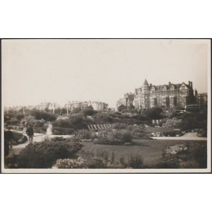 View from the Rock Gardens, Southsea, Hampshire, c1920s - Jerome Ltd RP Postcard