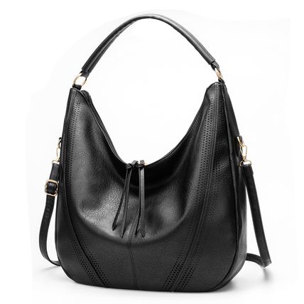 Women Fashion Handbags Wallet Tote Bag Shoulder Bag Two Piece Black