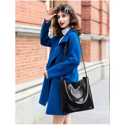 Women Top Handle Satchel Handbags Shoulder Bag Messenger Tote Bag Black