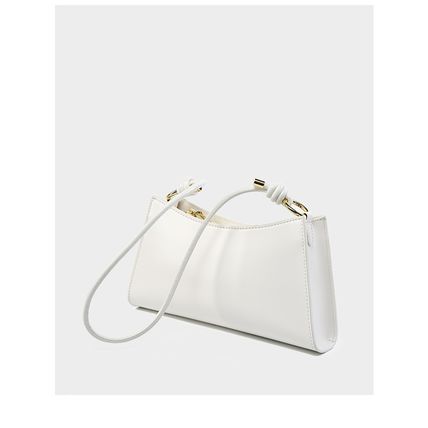 Women Genuine Leather Tote Handbags Crossbody Bags White