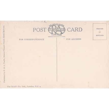 B781 MALVERN - COFFEE ROOM, MOUNT PLEASANT HOTEL . PRINTED POSTCARD.