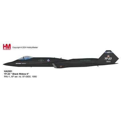 YF-23 "BLACK WIDOW" II PAV-1 87-0800 1990 - HOBBY MASTER HA2851 1/72 - PRE ORDER