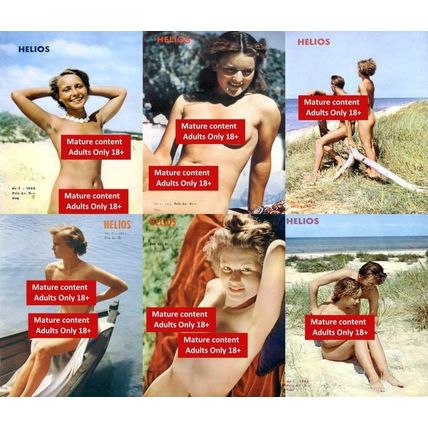 1950s Swedish Naturist Magazines Helious Vintage nudes from Sweden 10 issues pdf