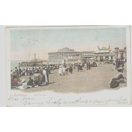 Clarence Pier Southsea Hampshire Postcard undivided back (QHAM219)