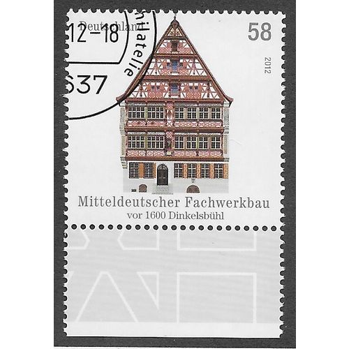 GER 2012 58c 'HALF TIMBERED ARCHITECTURE 'FINE USED (EBID57-132)