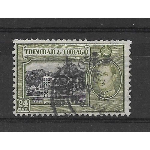 Trinidad&Tobago.SG253 24c Government House.Fine Used.Aug19