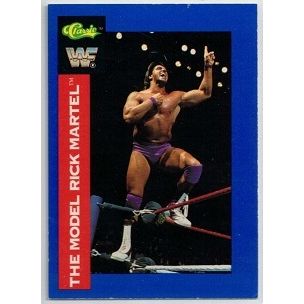 WWF ' CLASSIC ' card # 8 THE MODEL RICK MARTEL (1991)