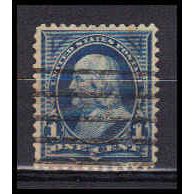 Used 247 1c Benjamin Franklin Fine RA0933