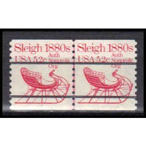 1900a 5.2c Sleigh Very Fine MNH Dry Gum CNP Left 4 PA0358