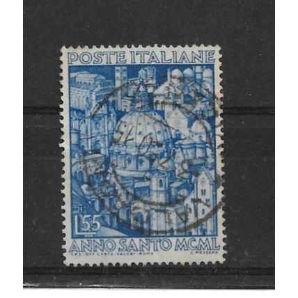 Italy.SG747 55l St. Peter's Basilica (Blue).Fine Used.Sept22