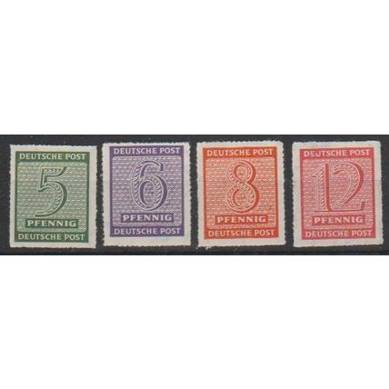 Mi: 116 Dx/119 Dx Rosswein MNH 1945 Cat € 100 signed Stroh