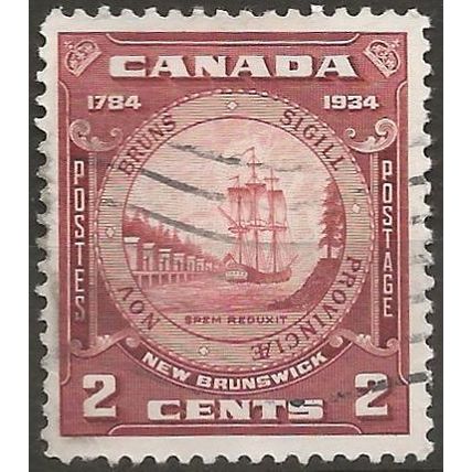 Canada 1934 SG334 2c Red-Brown Good+ Used ..