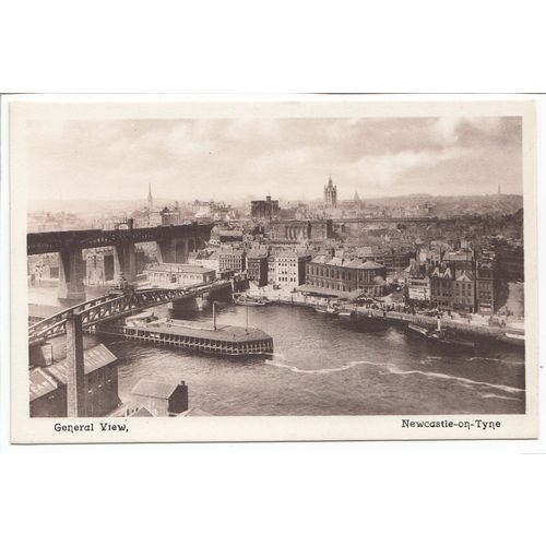 General View Newcastle-on-Tyne Postcard