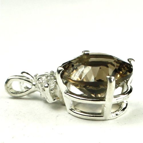 Smoky Quartz, 925 Sterling Silver Pendant, SP087
