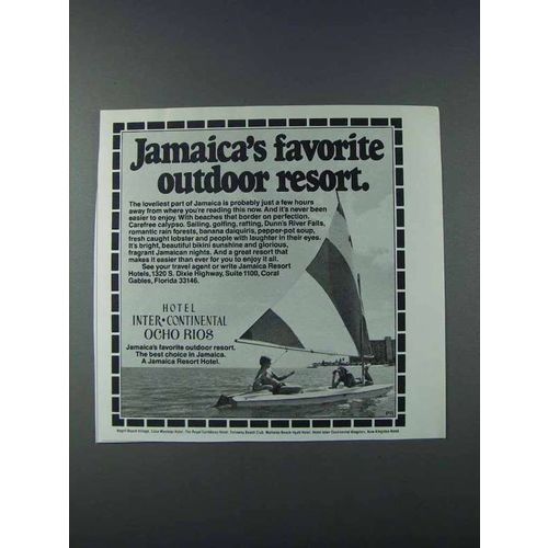 1981 Hotel Inter-Continental Ochos Rios Ad - Favorite