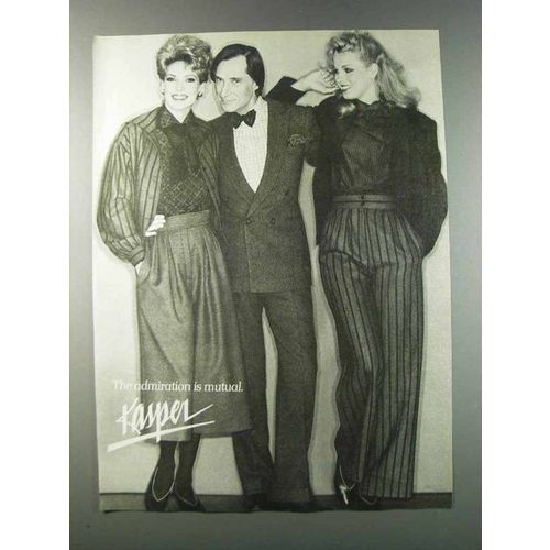 1981 Kasper Fashion Ad - Admiration is Mutual
