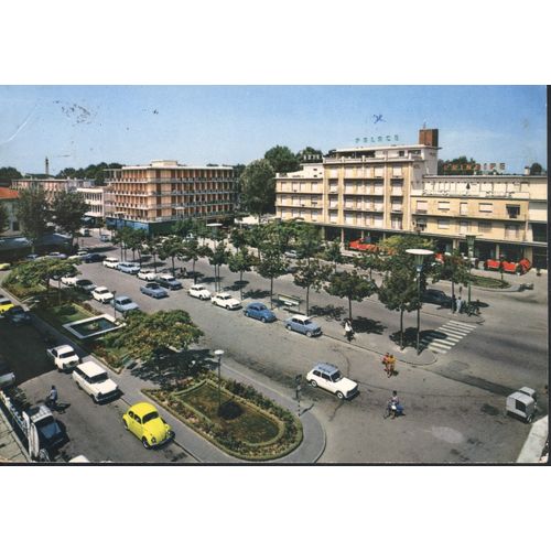 Italy Postcard 1973 - Muzzini Square, Jesolo Lido