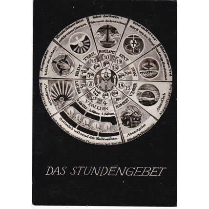 Das Stundengebet Germany Postcard posted 1969 VGC