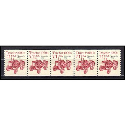 2127a 7.1c Tractor Very Fine MNH Dry Gum PNC 1/5 X0842