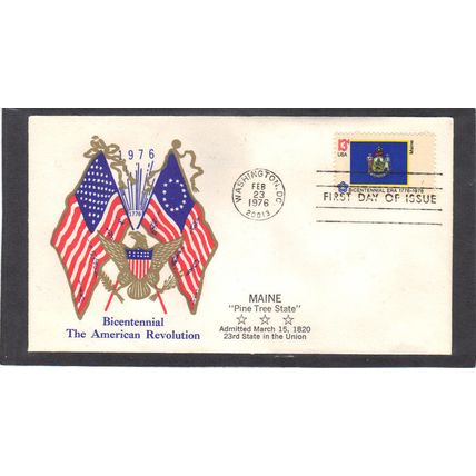FDC Boerger Cachets 1655 13c Maine (Cachet-U/A) CV00710