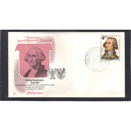 FDC Int'l Poland Honoring USA Bicentennial (Cachet-U/A) CV01094