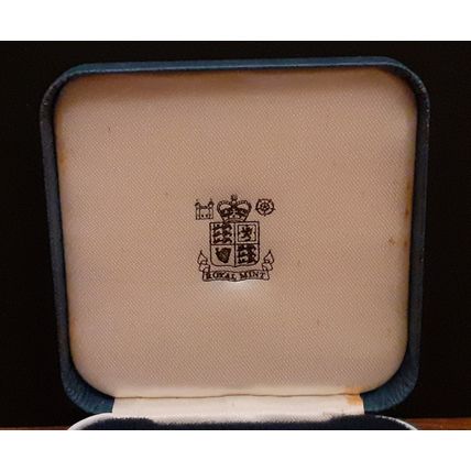 1981 Limited Edition Silver Proof Boxed UK 25p Crown Coin - Charles & Di Wedding