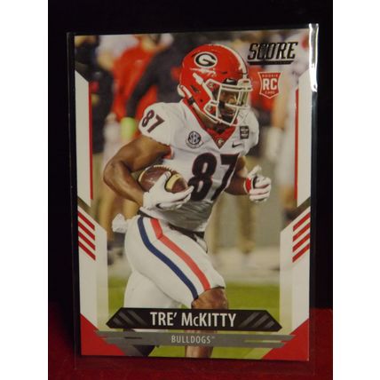 2021 Score TRE' MCKITTY (Georgia / LA Chargers) Rookie Card #389