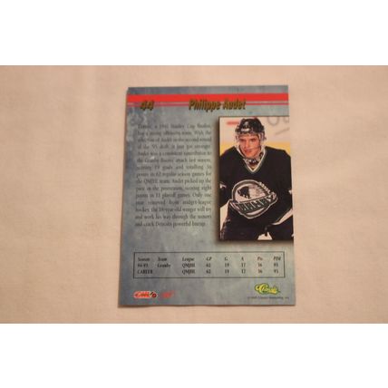 Philippe Audet 1995 Classic Hockey Draft 95 NO. 44