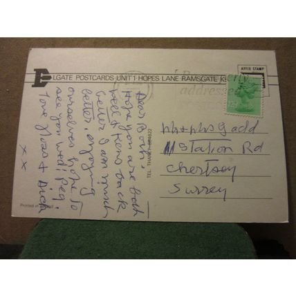 multiview, RAMSGATE, KENT used postcard by Elgate 1982 pm =