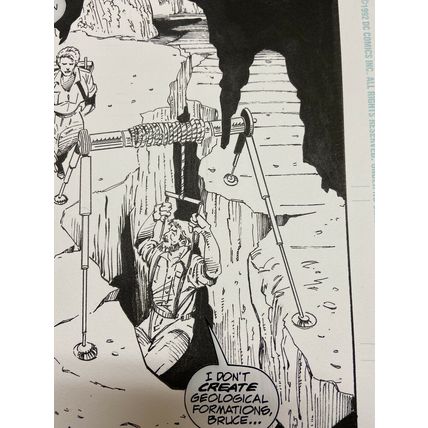 Eclipso #4 p7 (1993) McDonnell Creeper Cave Carson Bruce Gordon Semi-Splash