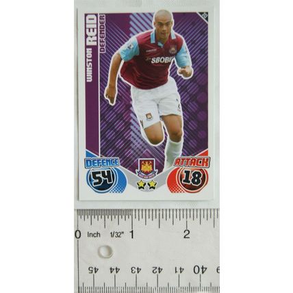2010/11 Topps Match Attax Trading Card 313 Winston Reid, West Ham United