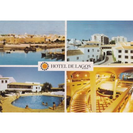 Hotel De Lagos Algarve Golden Staircase Postcard