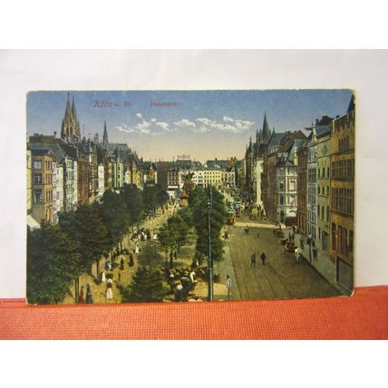 HEUMARKT, KOLN a. Rh. , GERMANY unused antique postcard /