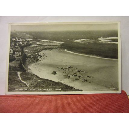 SENNEN COVE, near LAND'S END, CORNWALL used postcard RP by R.A. 1950 pm =