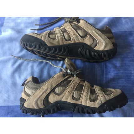 Mens Karrimor SUMMIT 90 BREATHABLE BEIGE/KHAKI RUNNING/HIKING Shoes UK Size 8 42