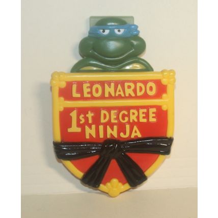 1989 Burger King Teenage Mutant Ninja Turtles Rad Badges Leonardo