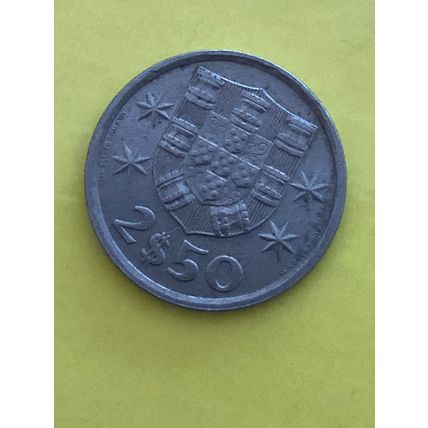 Umlaufmünze Portugal 2,50 Escudos 1980