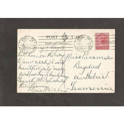 Postcard Australia Adelaide St Peters Cathedral 1911