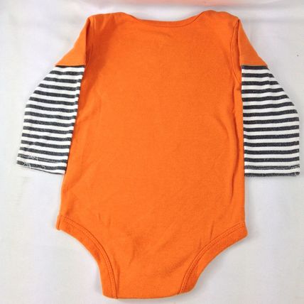 Halloween Jumper Topsville "Dont Scare Me I Poop" Orange Long Sleeve Size 18M