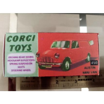 CORGI No450 Minivans empty hand crafted boxes