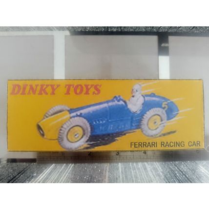 Dinky No23H Ferrari Racing Car - Replica / Repro Box