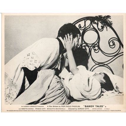 BAWDY TALES 1973 Pier Paolo Pasolini 7 10x8 LOBBY CARDS